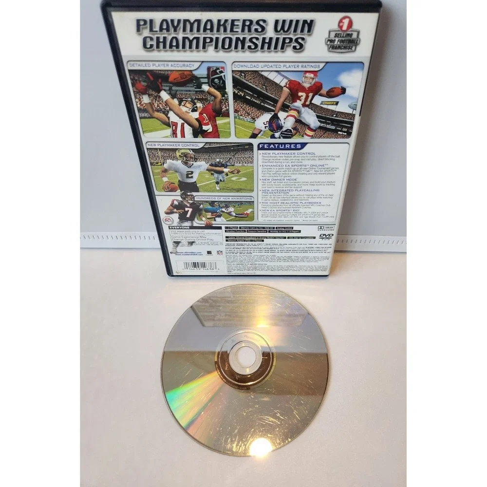 Madden NFL 2004 Sony PlayStation 2 PS2 No Manual Tested EA Sports
